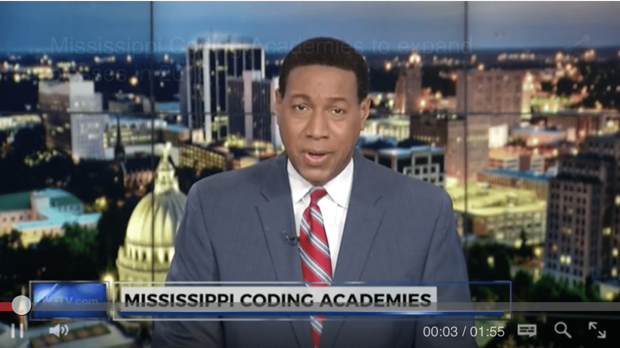 WJTV report on Mississippi Coding Academies