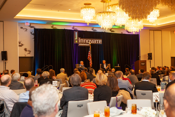 Accelerate 2019 - Luncheon Crowd for Steve Case and Jim Barksdale - Innovate Mississippi