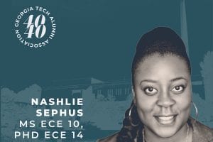 Read more about the article Dr. Nashlie Sephus Named to Georgia Tech’s ’40 Under 40′