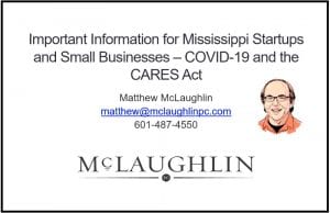 Matthew McLaughlin - COVID-19 Webinar