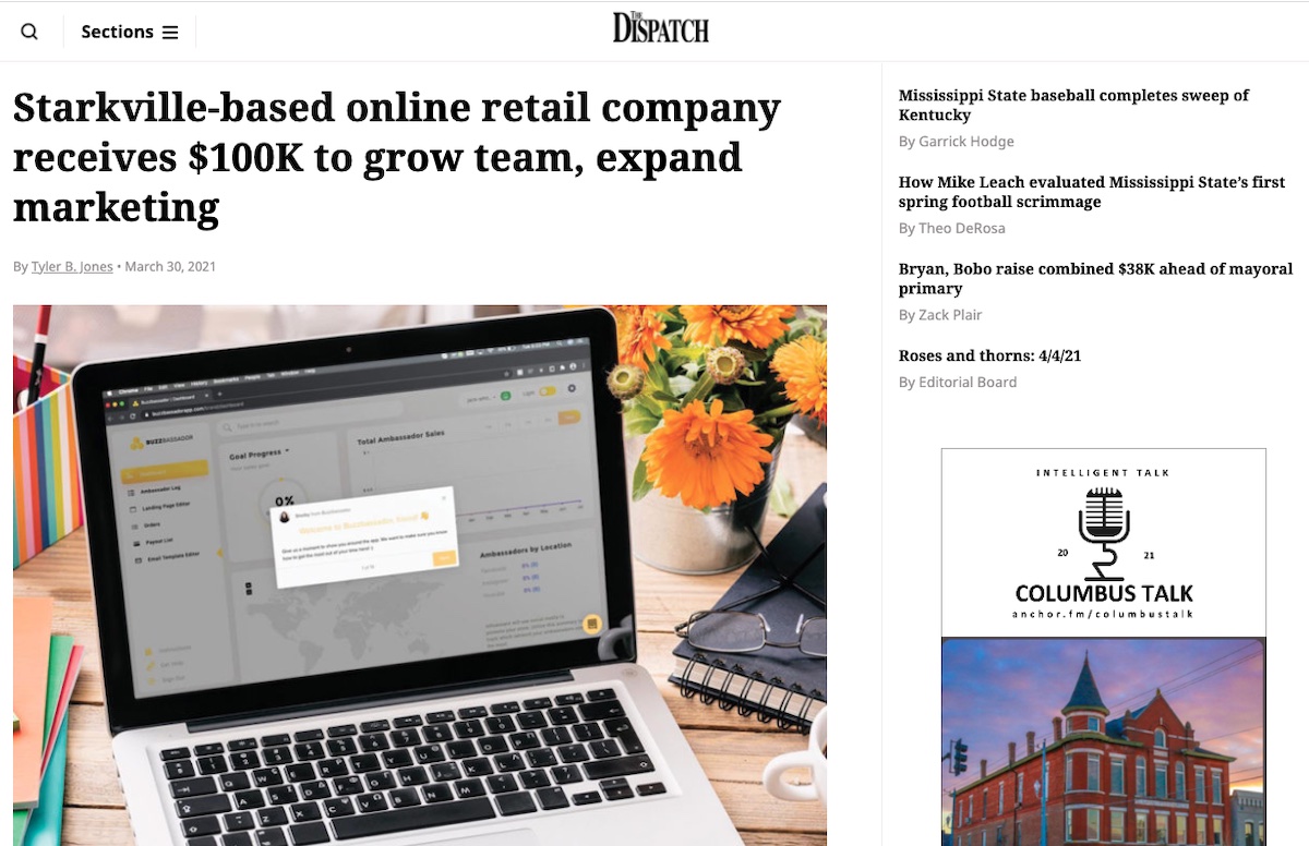 Columbus Dispatch Rocketing Systems - Innovate Mississippi