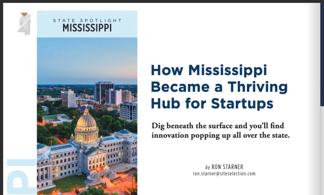 Site Selection Magazine - Innovate Mississippi