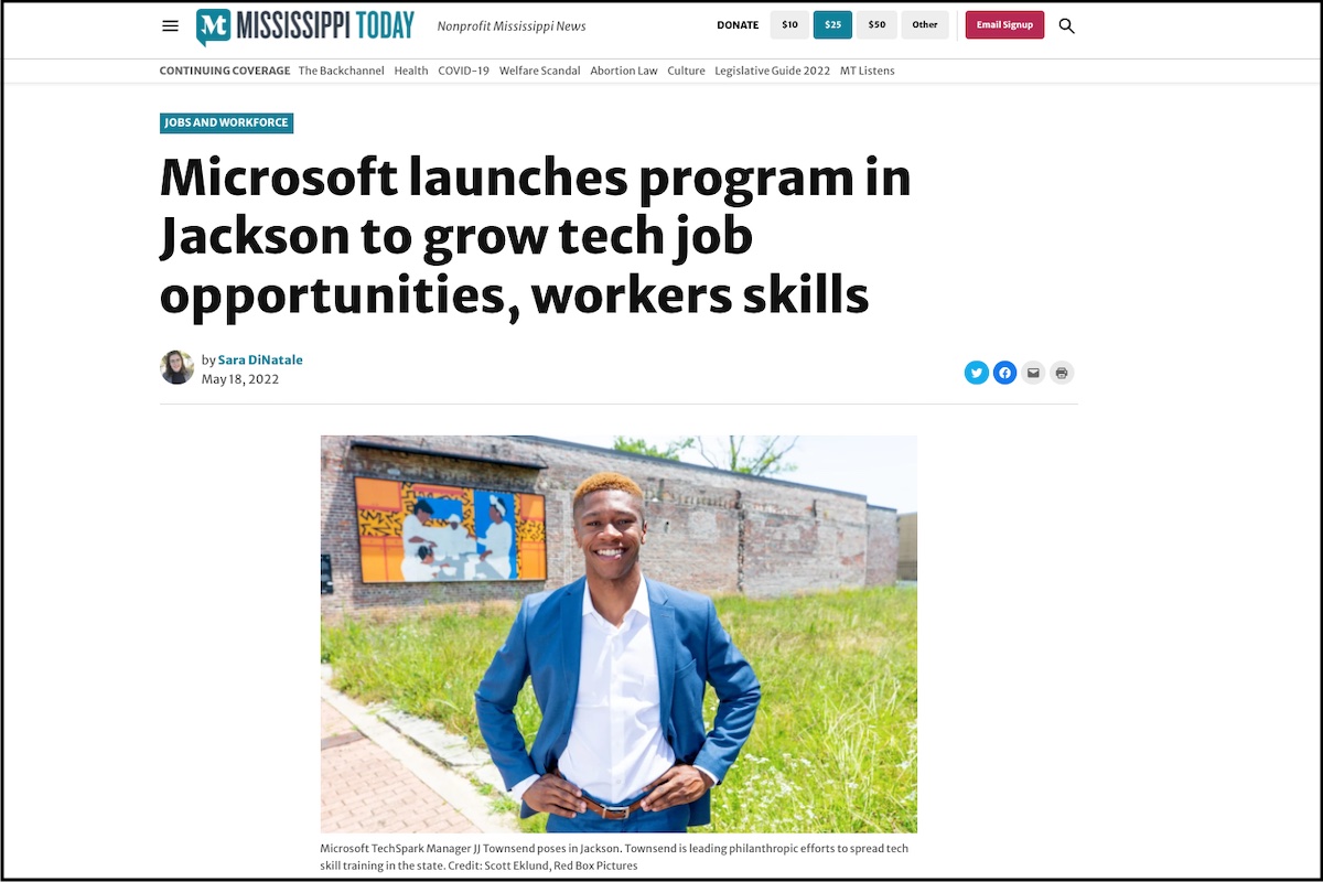 Microsoft Techspark in Mississippi Today